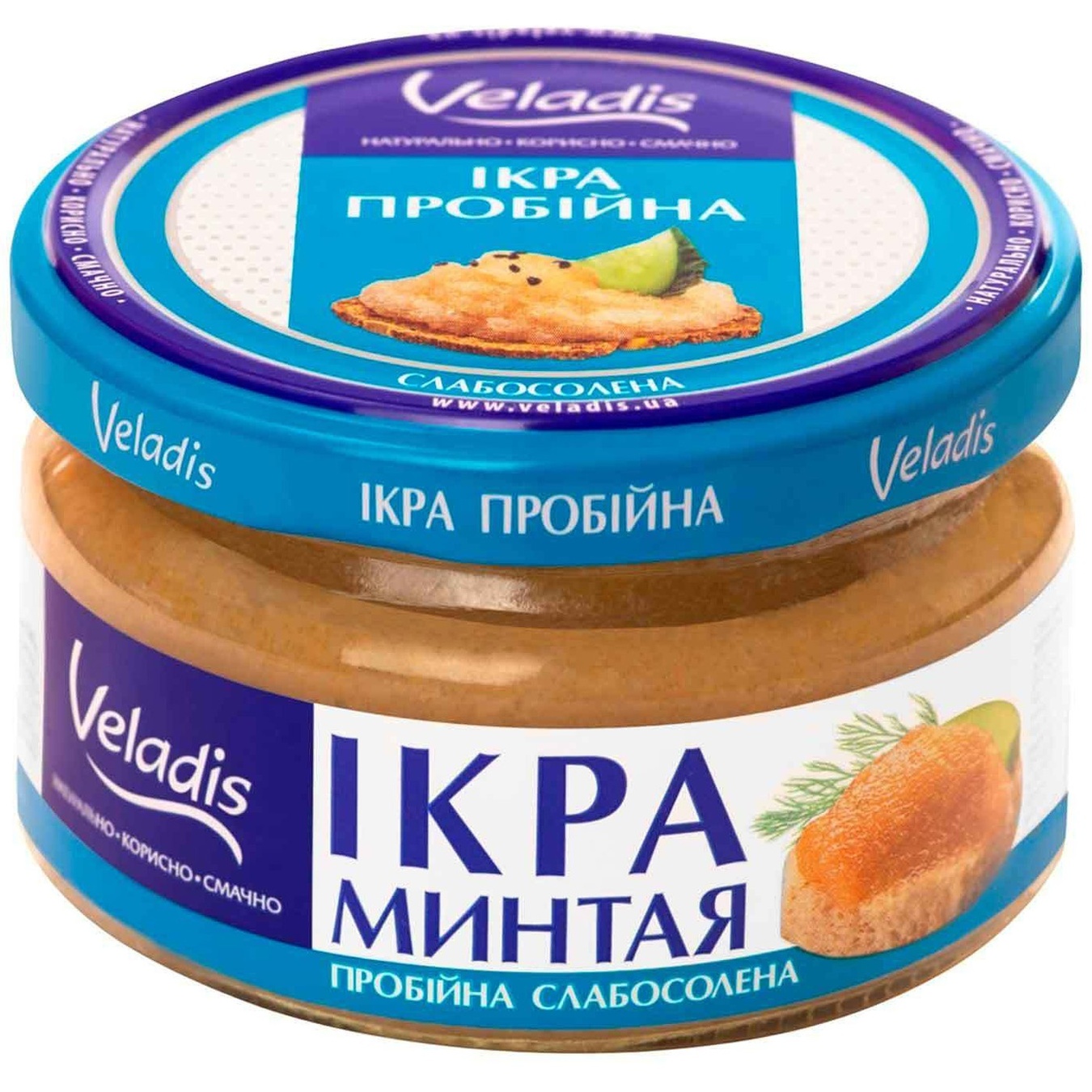 

Икра Минтая пробойная слабосоленая Veladis 180г