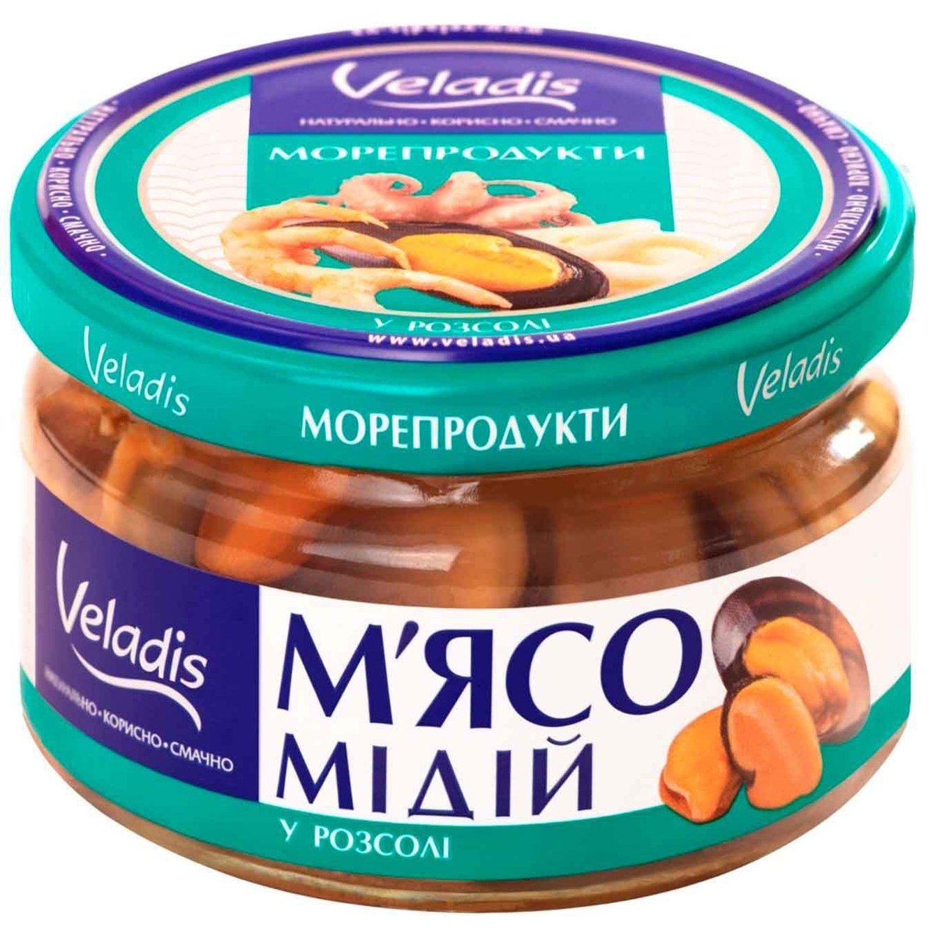 

Мидии Veladis в рассоле 200г