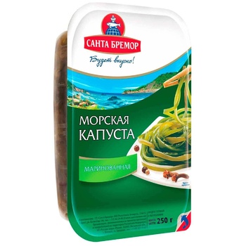 Морська капуста Санта Бремор маринована 250г