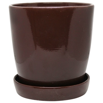 Sonet Pot Ceramic  with Support Light Chocolate 1l - buy, prices for - photo 1