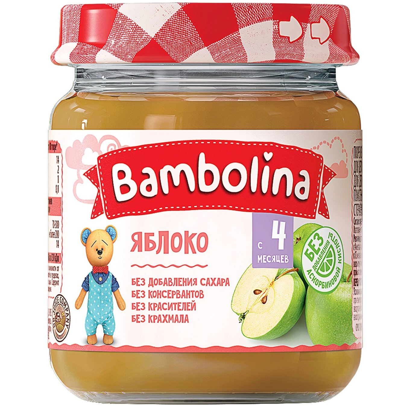 

Пюре Bambolina Яблоко 100г