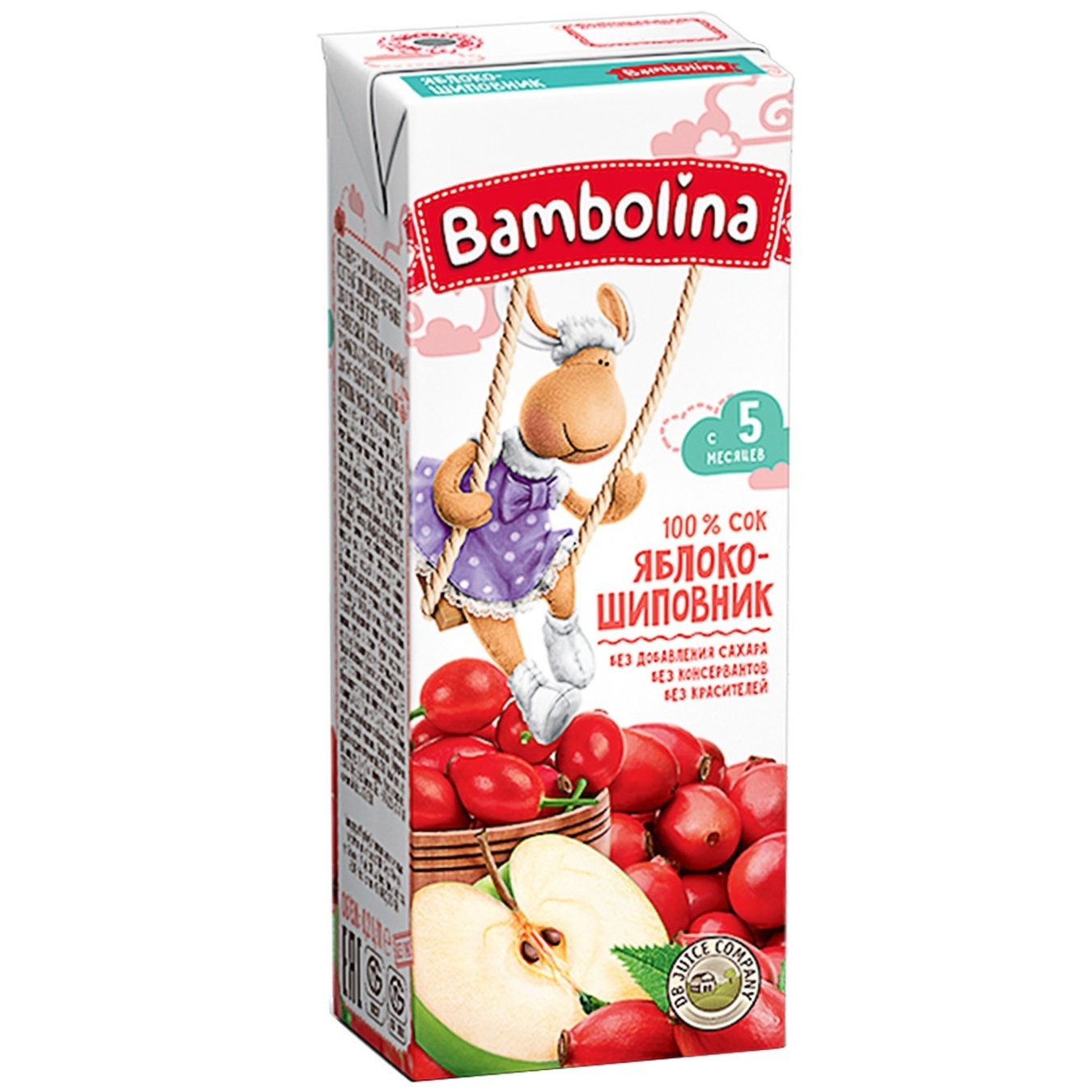 

Сок Bambolina Яблоко-шиповник 200мл
