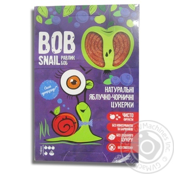Конфеты Bob Snail натуральные яблочно-черничные 60г купить, цены на МегаМаркет - фото 1