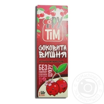 Конфеты натуральные Фрутим яблочно-вишневые 50г купить, цены на МегаМаркет - фото 1