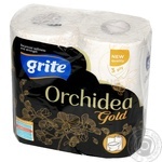Папір туалетний Grite Orchidea Gold 4шт