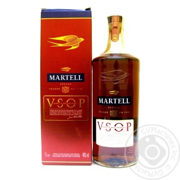 Martell V.S.O.P. cognac 40% 1l - buy, prices for NOVUS - photo 1