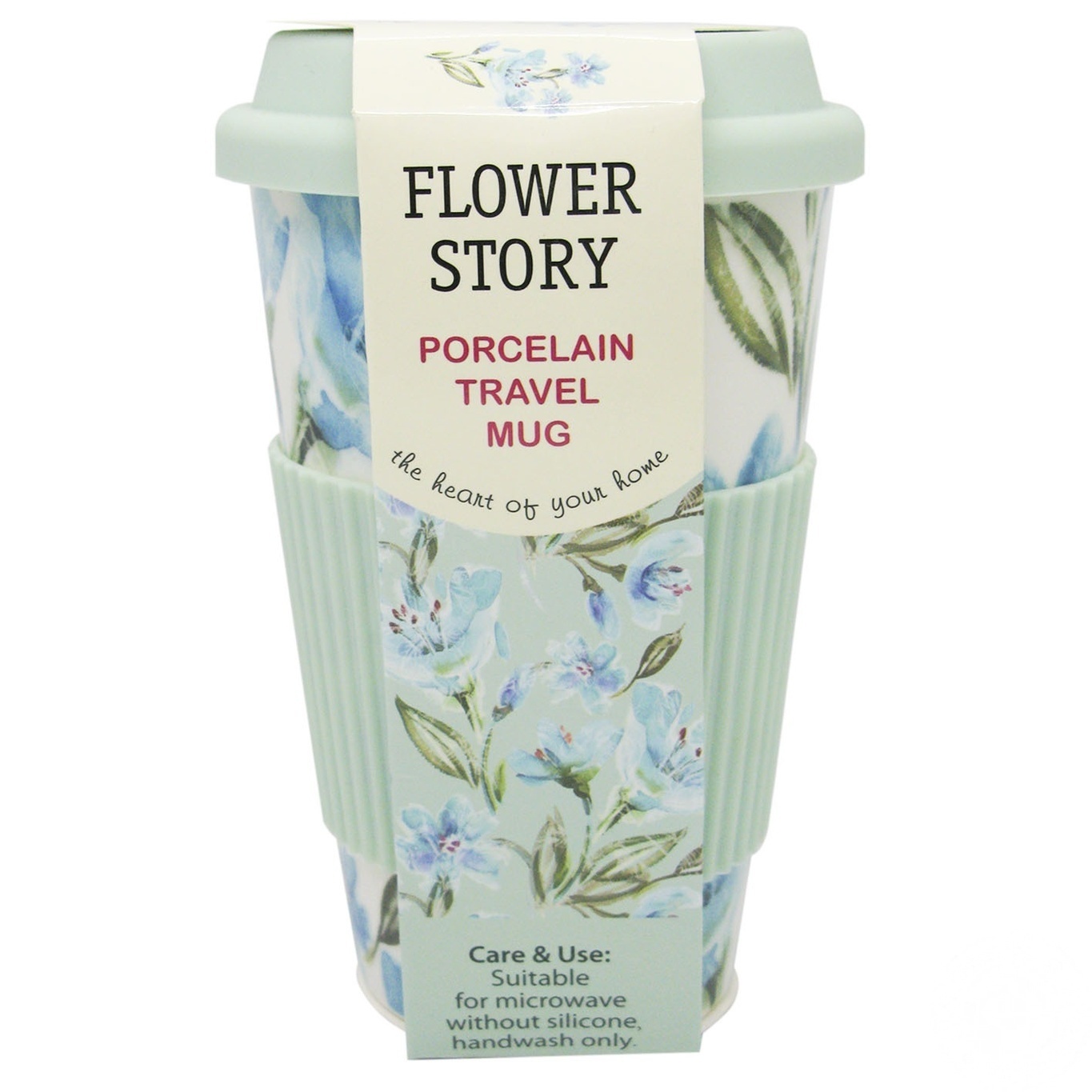 

Чашка Keramia Flower Story с силиконовой крышкой 440мл