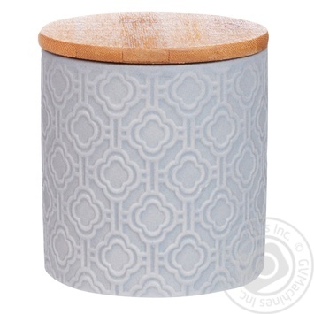 Lefard Jar for Loose with Bamboo Lid 10x10x11cm - buy, prices for MegaMarket - photo 1