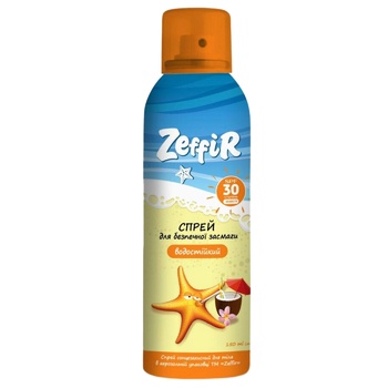 Zeffir Body Spray 140ml Sunscreen SPF30 - buy, prices for Vostorg - photo 1