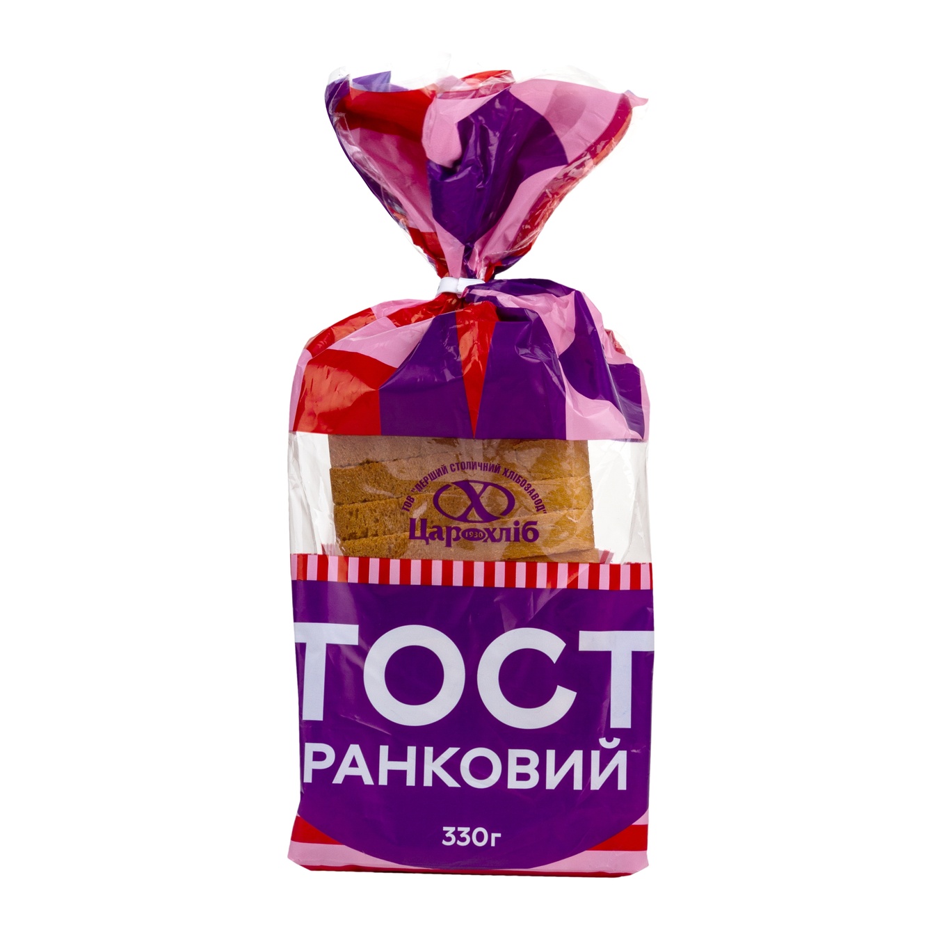 

Хлеб Царь Хлеб Тост утренний нарезанный ломтиками в упаковке 330г