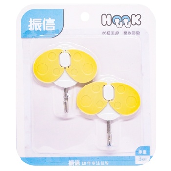 ZED Butterfly Set of Bathtroom Hooks 2pcs - buy, prices for EKO Market - photo 2