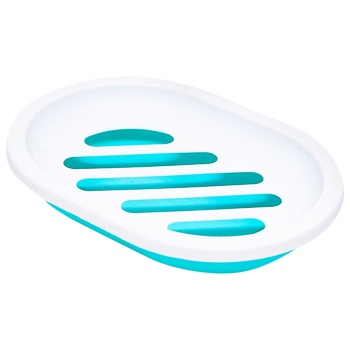 ZED Turquoise Soap Dish 13x9.5x2cm - buy, prices for - photo 1