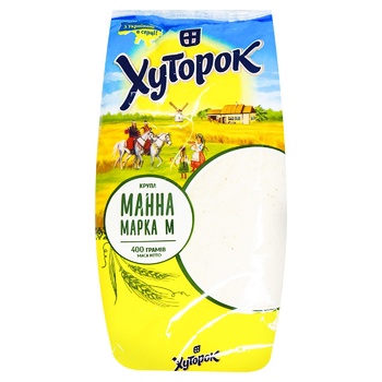 Крупа манная Хуторок марка М 400г - купить, цены на ЕКО Маркет - фото 2