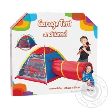 Five Stars Micasa Garage and Tunnel Play Tent - buy, prices for - photo 1