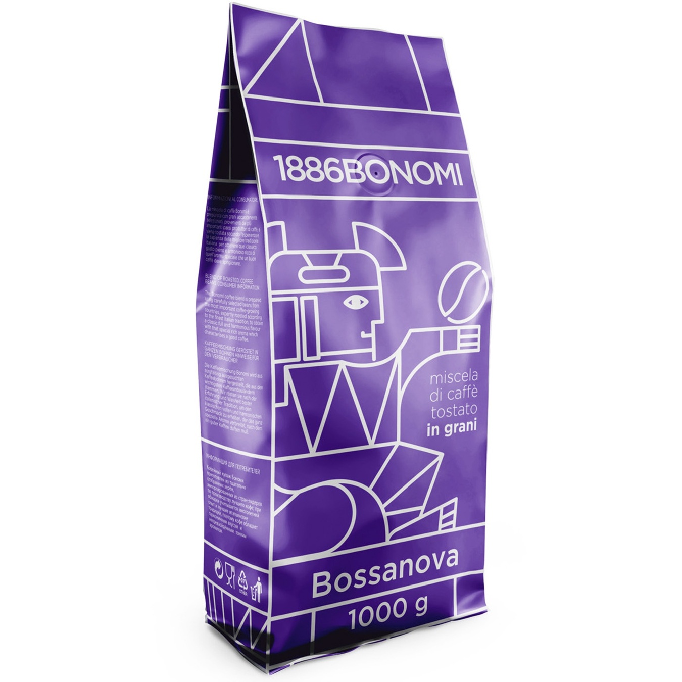 

Кофе Bonomi Bossanova в зернах 1kg