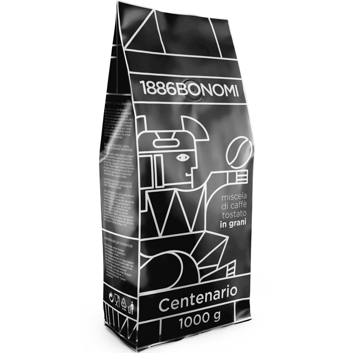 

Кофе Bonomi centenario в зернах 1кг