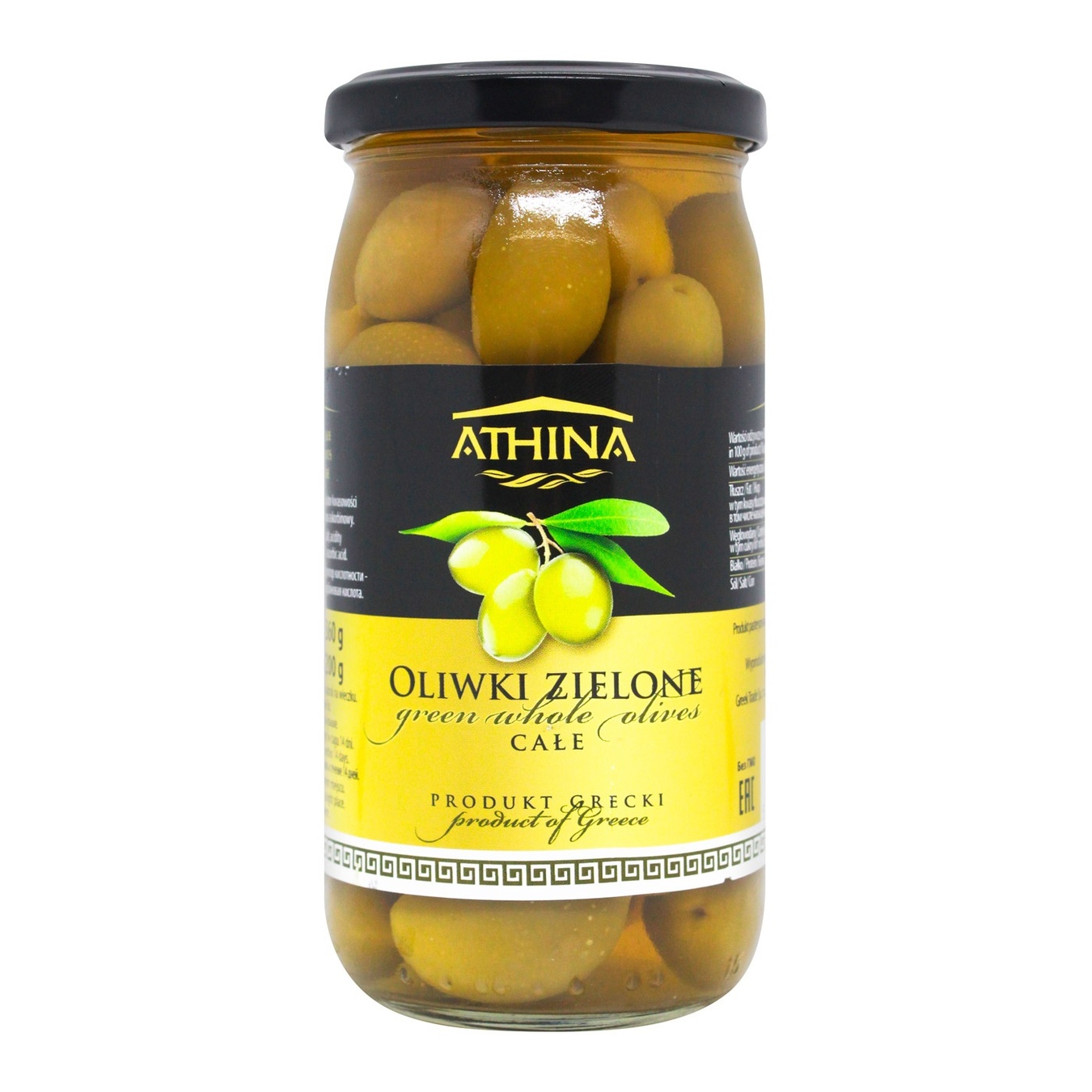

Оливки ATHINA 360 скл. з/к (Греція) И381