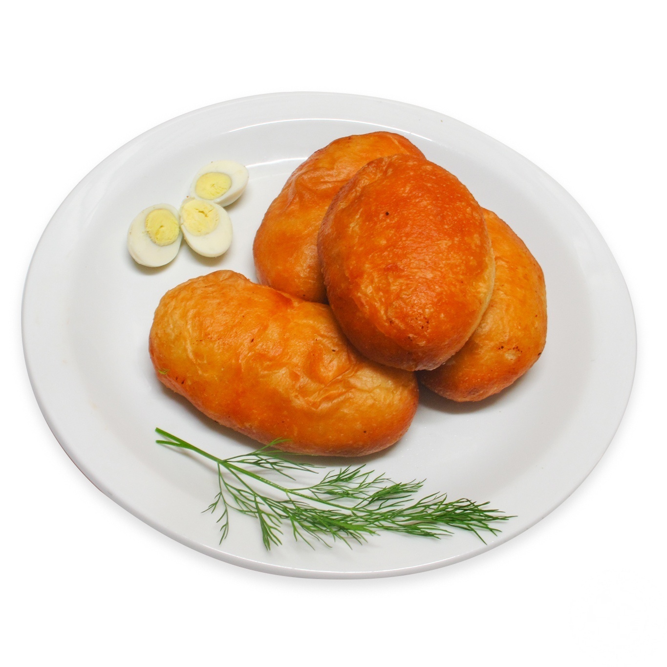 

Пирожки жареные с рисом и яйцом