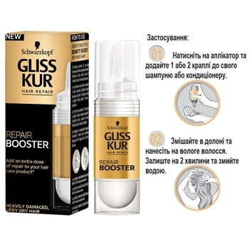 Gliss Kur Repair Hair Beauty-Booster 15ml - buy, prices for NOVUS - photo 2