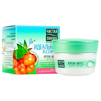 Pure Line Face Cream-mousse Ideal Skin for Dry and Sensitive Skin 45ml - buy, prices for Tavria V - photo 1