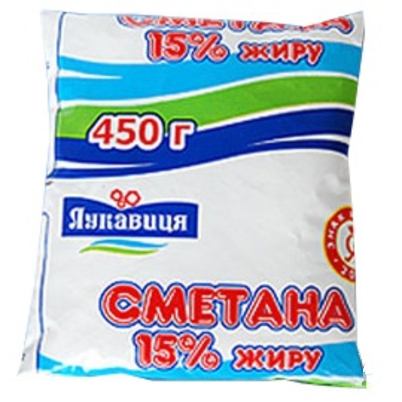 

Сметана Лукавица 15% 450г пленка Украина