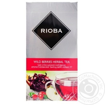 Rioba Tea herbal wild berries 25 teabags - buy, prices for METRO - photo 2