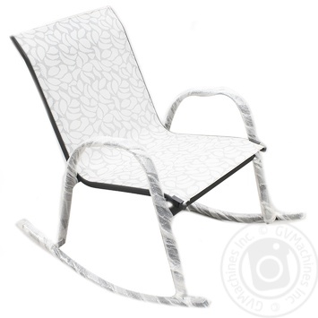 Rocking chair gray textiles