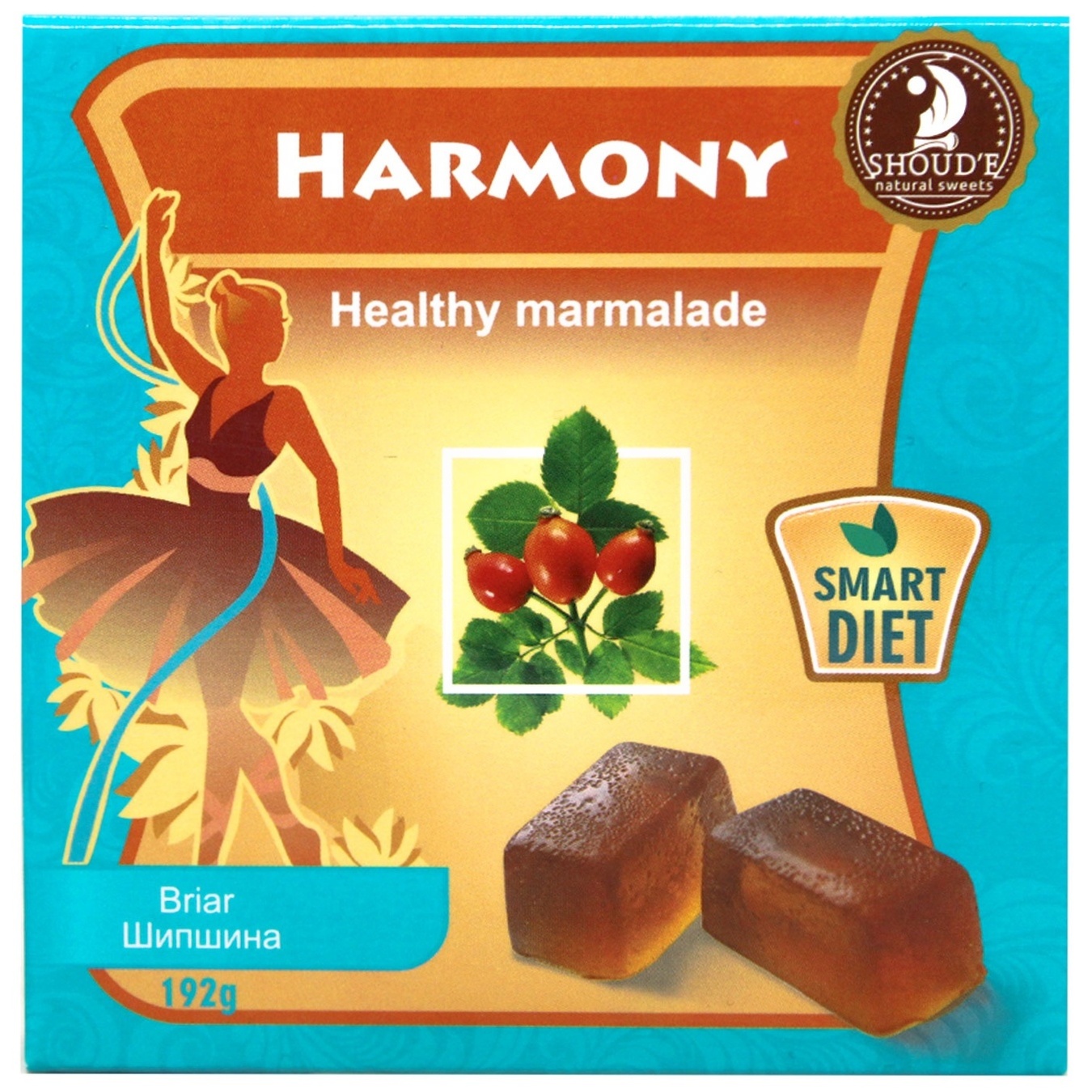 

Мармелад Сладкий мир Harmony Шиповник 192г