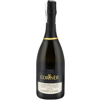 Вино ігристе Corner Prosecco Gran Cuve біле екстра сухе 11% 0,75л - купити, ціни на METRO - фото 1