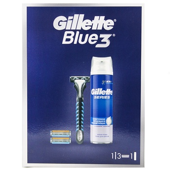 Подарочный набор Gillette Blue 3 - купить, цены на METRO - фото 2