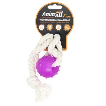 Animall Toy for Animals Ball with Rope 4cm in stock - buy, prices for METRO - photo 3