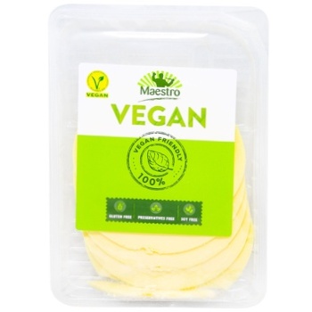 Maestro Vegan Cheese Sliced 100g - buy, prices for METRO - photo 1