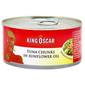 King Oscar Tuna in Sunflower Oil 170g - buy, prices for METRO - photo 1