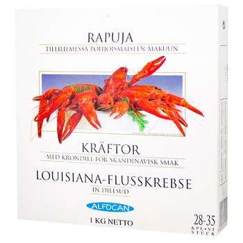 Раки Alfocan с укропом варено-мороженые 1кг - купить, цены на METRO - фото 1