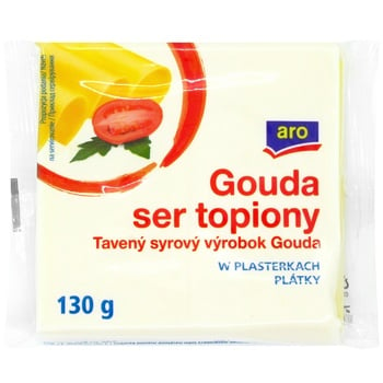 Aro Gouda toast processed cheese 36.2% 130g - buy, prices for METRO - photo 1