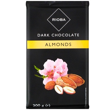 Rioba Almonds Dark Chocolate 300g - buy, prices for METRO - photo 1