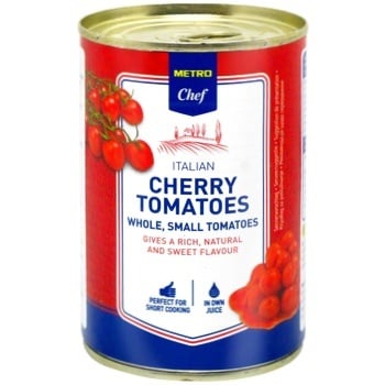 Metro Chef Cherry Tomatoes in Own Juice 400g - buy, prices for METRO - photo 1