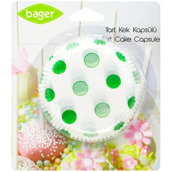 Bager Forms for cupcakes paper 40 pieces 9Х2.5cm - buy, prices for METRO - photo 1