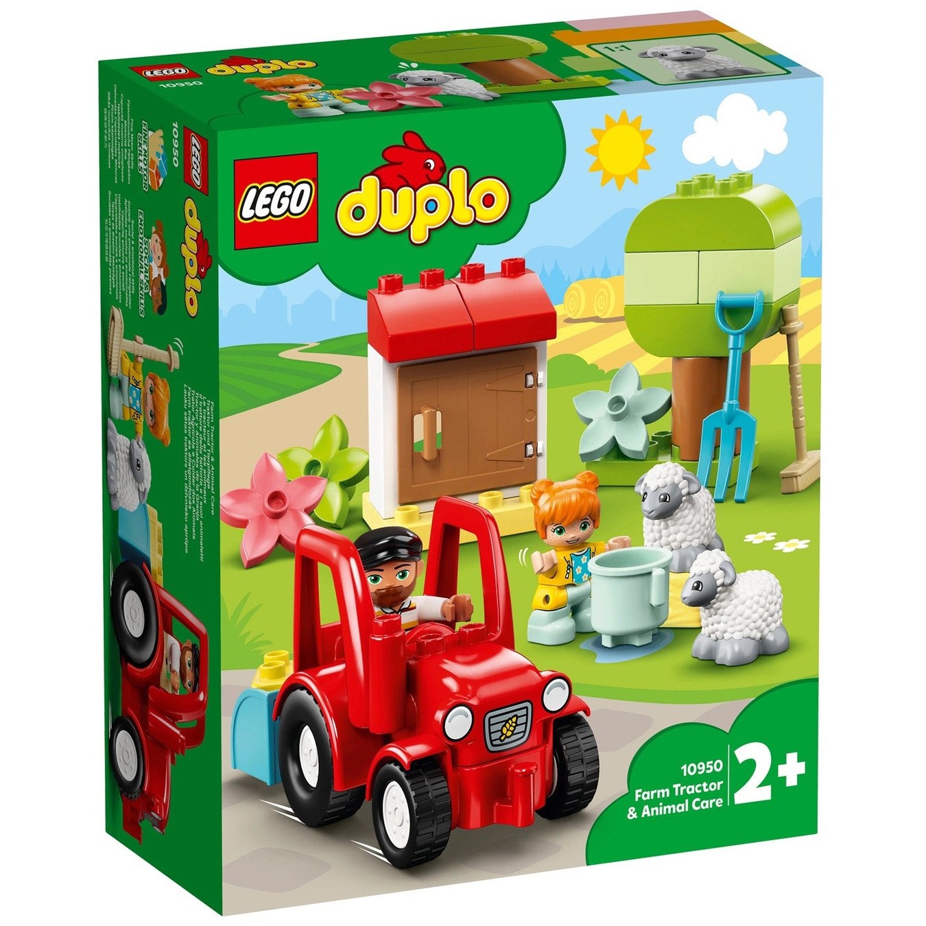 

Конструктор Lego Duplo Фермерский трактор и животные 10950