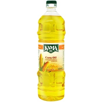 Kama Refined Deodorized Corn Oil 1l - buy, prices for Auchan - photo 1