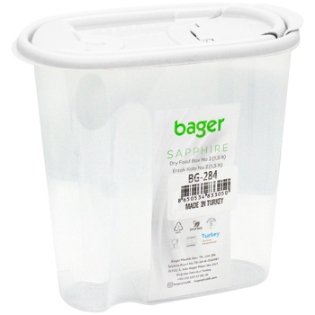 Bager Dry Food Mix Plastic Container 1.5l in assortment - buy, prices for Auchan - photo 2