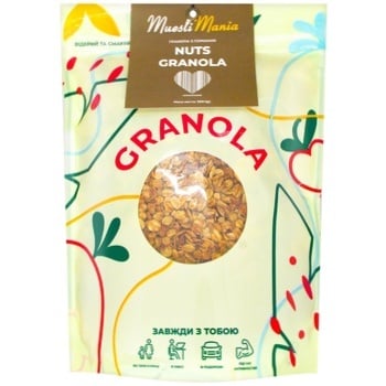 Гранола Muesli Mania Горіхи 350г - купити, ціни на МегаМаркет - фото 1