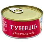 Тунець Fish Line у власному соку 185г