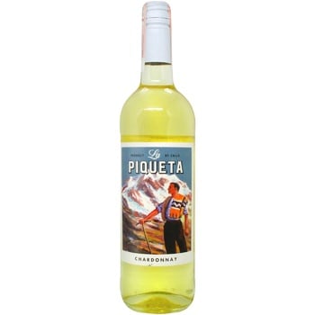 La Piqueta Chardonnay white dry wine 13% 0.75l - buy, prices for EKO Market - photo 1