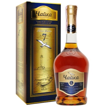 Shustoff Chayka X.O. 7Yrs Cognac 40% 0.5l - buy, prices for Auchan - photo 7