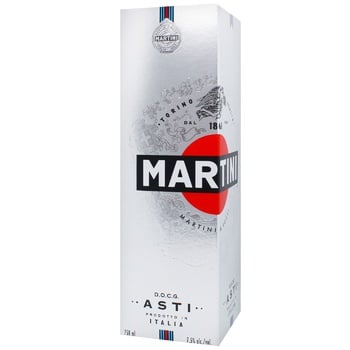 Вино ігристе Martini Asti біле солодке в коробці 7,5% 0,75л - купити, ціни на ULTRAMARKET - фото 3