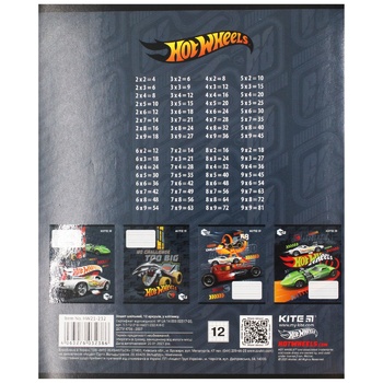 Kite HotWheels Squared Notebook 12 sheets - buy, prices for - photo 6