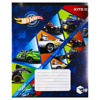 Зошит Kite Hot Wheels в лінію 18 аркушів - купити, ціни на Auchan - фото 5