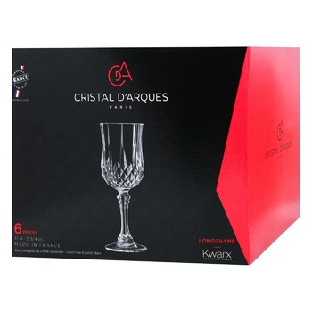 Cristal d'Arques Longchamp Wine Glass Set 170ml 6pcs - buy, prices for METRO - photo 4