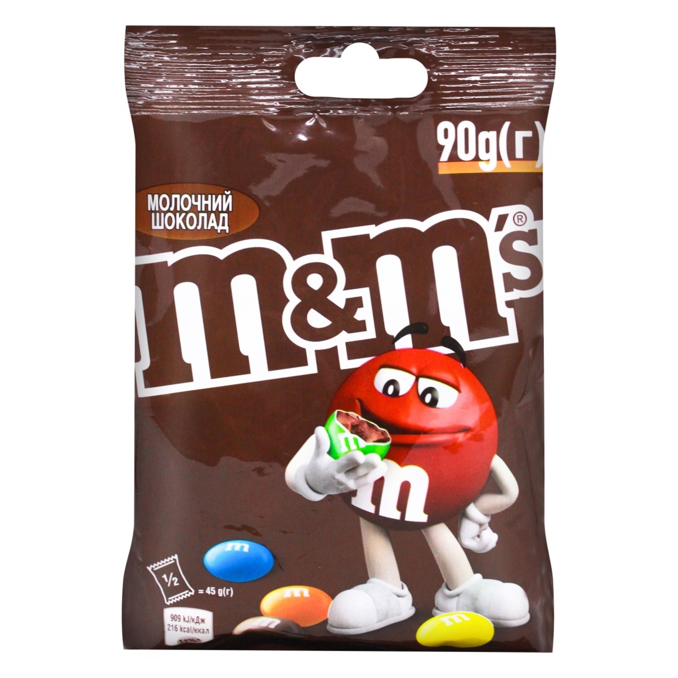 

Драже M&M's с молочным шоколадом 90г